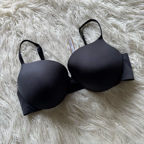Skims Ultimate Push up Plunge Bra Onyx Size 44D - Picture 2 of 8
